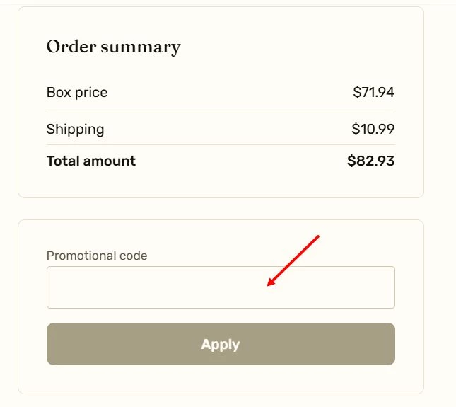 “How to apply a Marley Spoon promo code”